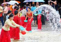 Festival d’éclaboussures d'eau,Xishuangbanna