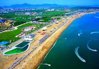 La plage Jinshitan Dalian